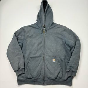 Men’s Carhartt Rain Defender Full Zip Quilted Lined Jacket Size XL